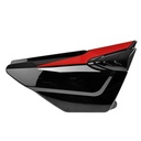 CUBIERTA LATERAL DER NEGRO ROJO DT150 CLASICA