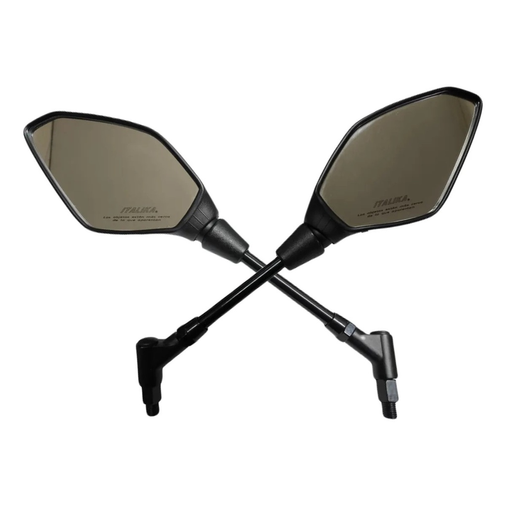 ESPEJO IZQ CON LOGO Y LEYENDA VORT-X 650