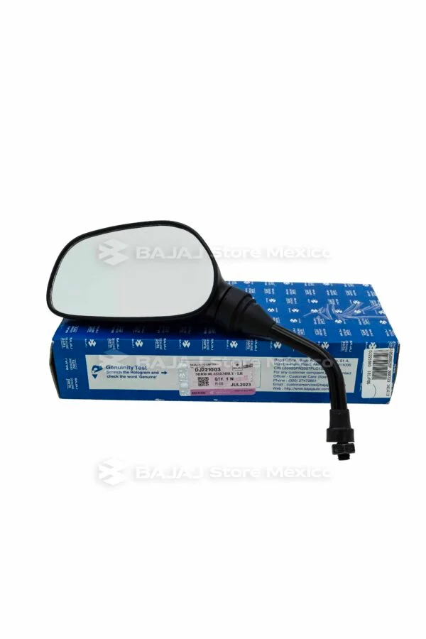 ESPEJO IZQ PARA K UPGRADE BAJAJ PLA100 ES, BM150, BM150X, DIS125disc, DIS125 5G, PUL150 BSIV, PUL180 UG, PUL220 DTSi, XCD125, PLA125, DIS135, PUL150, 