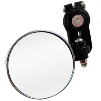 ESPEJOS REDONDOS ALUMINIO CROMO CAFE RACER