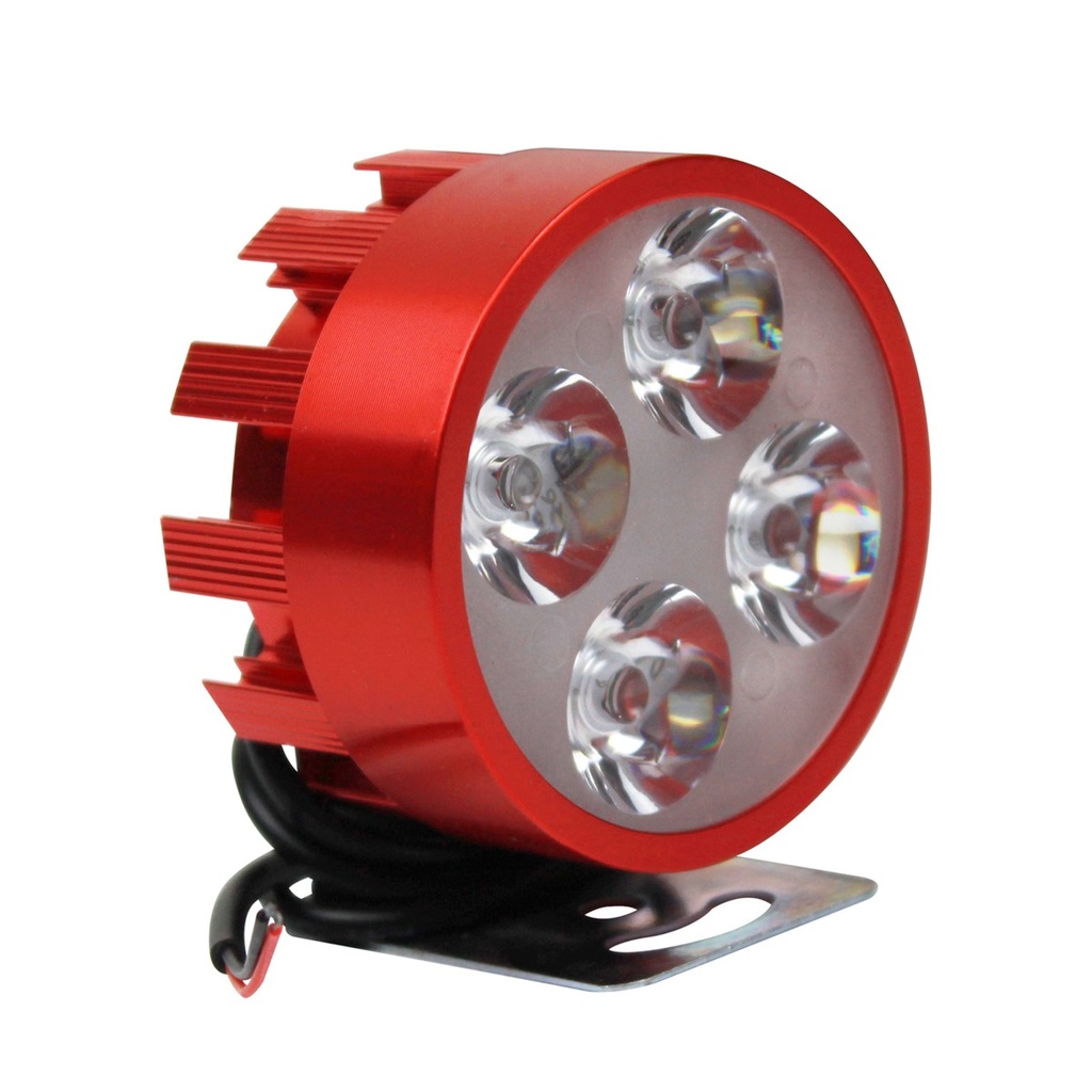 FARO AUXILIAR 4 LEDS CON ESTROBO ROJO 12V 4W SUSTITUYE A 99-5023-001