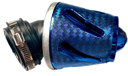 FILTRO AIRE UNIVERSAL IR0047 35/42/48MM AZUL