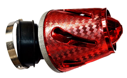 FILTRO AIRE UNIVERSAL IR0047 35/42/48MM ROJO