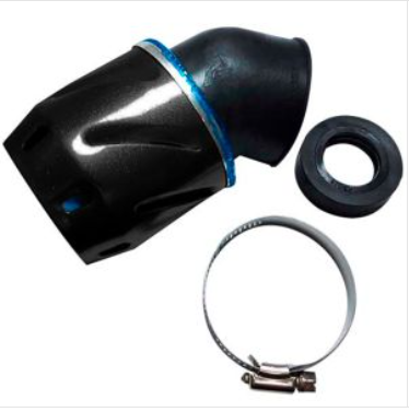 FILTRO DE AIRE DE ALTO FLUJO 28/35/ 48 mm NEGRO UNIVERSAL