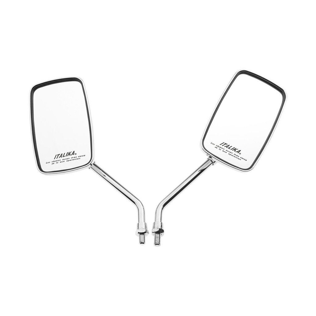 JGO ESPEJOS ITALIKA CON LOGO Y LEYENDA