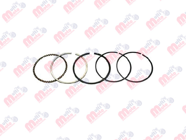 JUEGO ANILLOS DE PISTON SCOOTER GY6-125 CS125/DS125 125CC STD