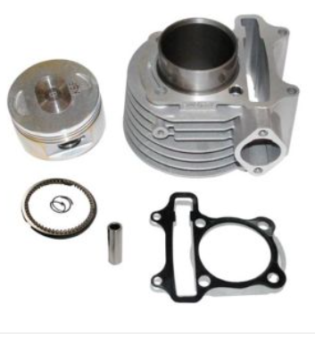 KIT DE CILINDRO PLATA DS-150 14-18 / DS-150G 18 / DS-150 VERDE 18 / DS-150 NEGRO 13-15 / DS-150  06-16 / GS-150  10-13 /