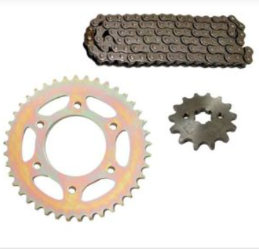 KIT DE SPROCKET IRON BOX CADENA REFORZADA 428H- 136L SPROCKET 40T/14T FZ-16