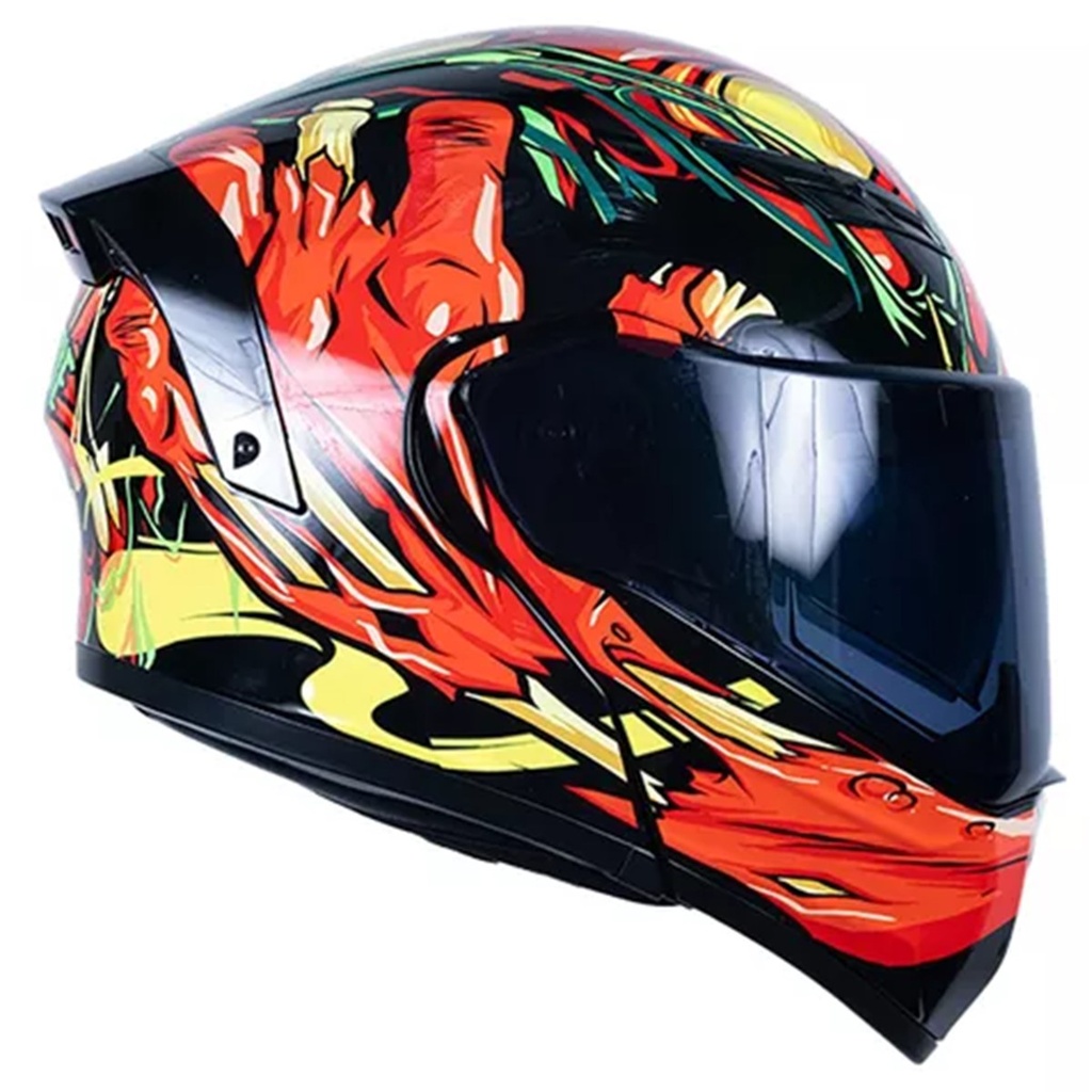 KOV CASCO  ESTELAR ZOMBIE ROJO XL