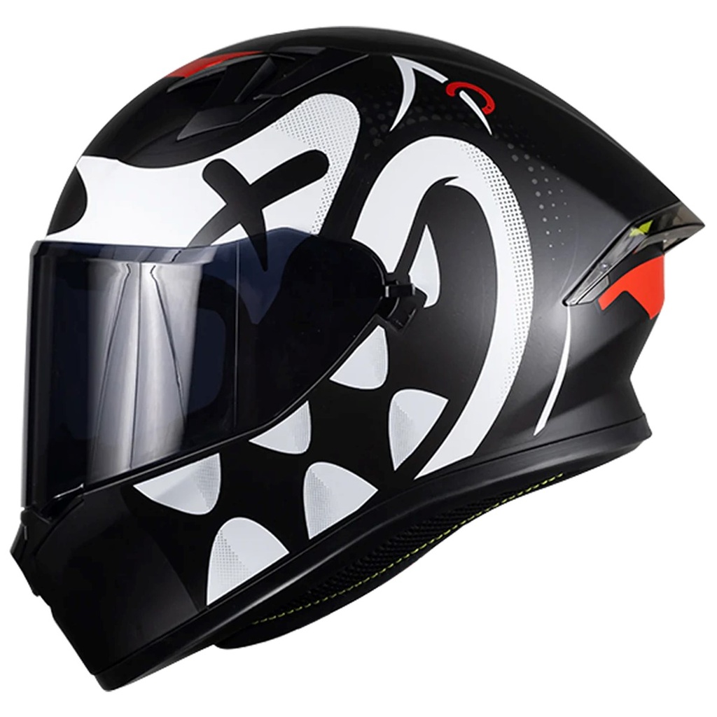 KOV CASCO PIXEL CRAZY BLANCO S