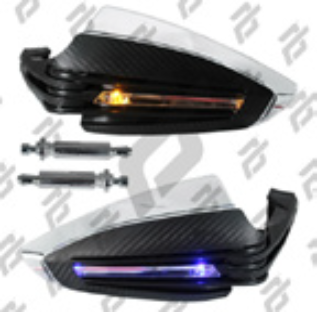 PROTECTORES DE PUÑOS NEGROS LUZ DE CUARTOS Y DIRECCIONALES 12 Vcc