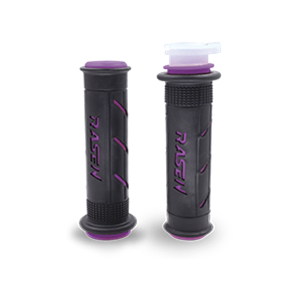 PUÑO DE CAUCHO TIPO RANURADO (MORADO)