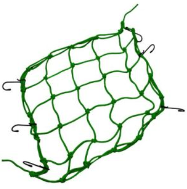 RED VERDE 40 cm x 40 cm - MOTONETAS Y
MOTOS DE TRABAJO composición: 100% polipropileno