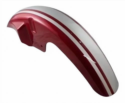 SALPICADERA DELANTERA ROJO/ROSA LINEAS PLATA RC-150 16-18