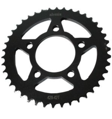 SPROCKET PLATA TRASERO 42T-428 CON BIRLOS