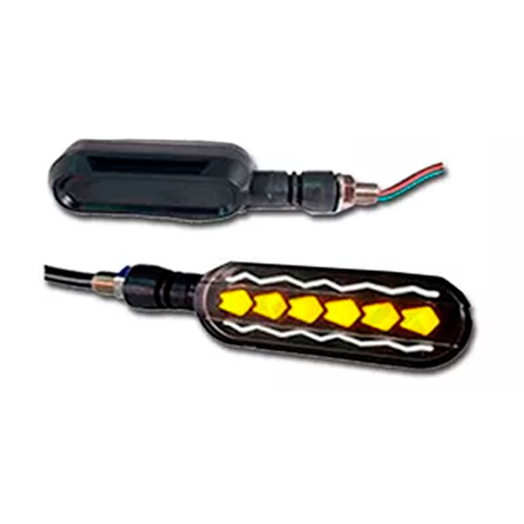 DIRECCIONALES PRIME STOP AZUL-BLANCO 12 Vcc UNIVERSAL