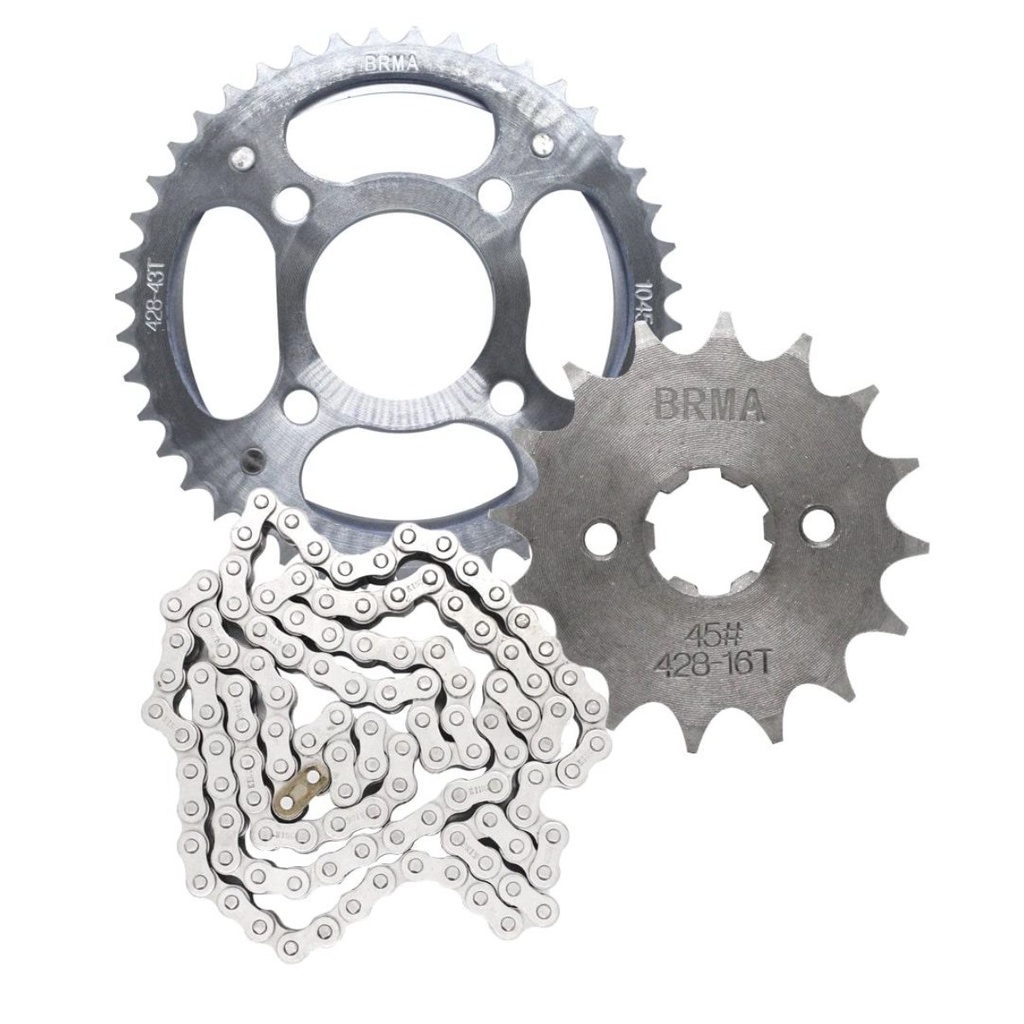 Kit sprocket YBR125
