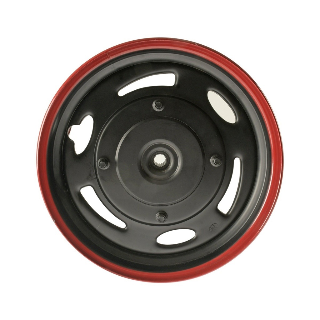 RIN TRAS NEGRO FILO ROJO DS150