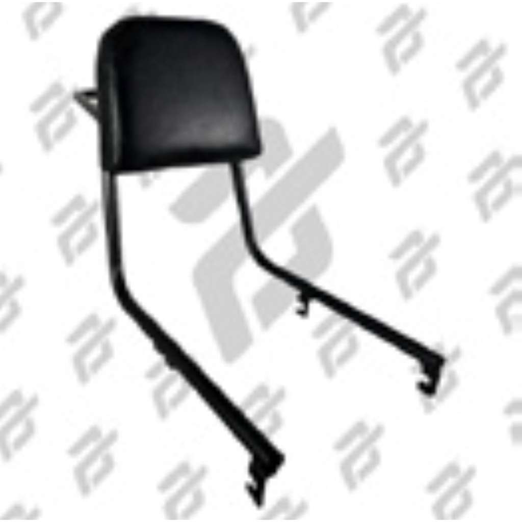 Respaldo Con Parrilla Portabultos Negro Mate IT SPITFIRE- 200