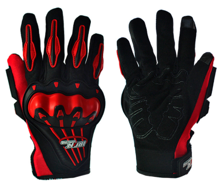 [GUA-7107-0028D] GUANTE P/MOTOCICLISTA IRON RACING FORZA ETERNA ROJO TALLA XXL