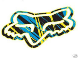 [MED-ACR-181] CALCOMANIA MEDIANA ACRILICO FOX AZUL