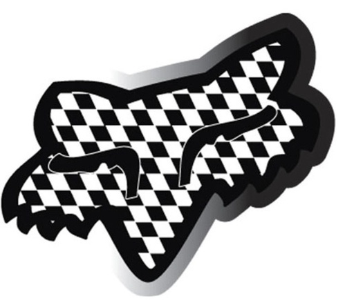 [MED-ACR-188] CALCOMANIA MEDIANA ACRILICO FOX CUADRADO