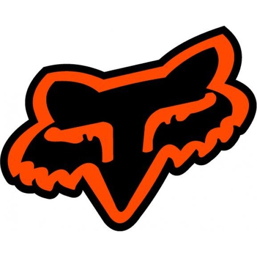 [MED-ACR-191] CALCOMANIA MEDIANA ACRILICO FOX EN LLAMAS