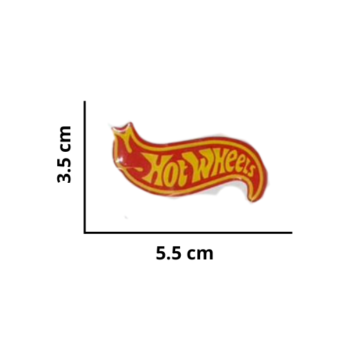 [MED-ACR-102] CALCOMANIA MEDIANA ACRILICO HOT WHEELS 5.5x3.5 cm 