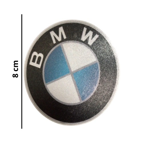 [REF-033] CALCOMANIA REFLEJANTE BMW 8X7 CM 