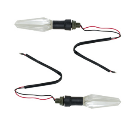 [99-5240-001] DIRECCIONAL DELANTERA/TRASERA CRISTAL AMBAR LED SET 12V