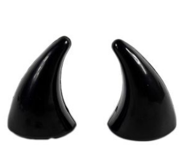 [ACC-004NG] CUERNOS DE PLASTICO DE COLOR NEGRO UNIVERSAL PARA TODO TIPO DE CASCOS