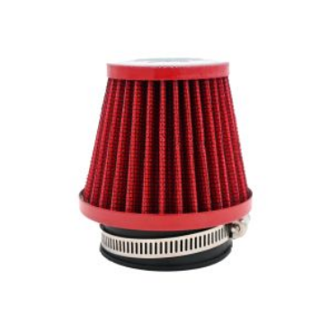 [FIA-A015RJ] FILTRO DE ALTO FLUJO ROJO 35/42/48mm XTREME RACING UNIVERSAL