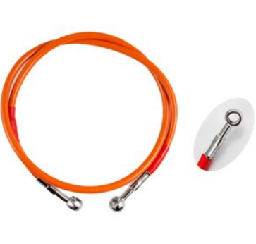 [MNG-A002] MANGUERA BOMBA DE FRENO NARANJA 1000 mm