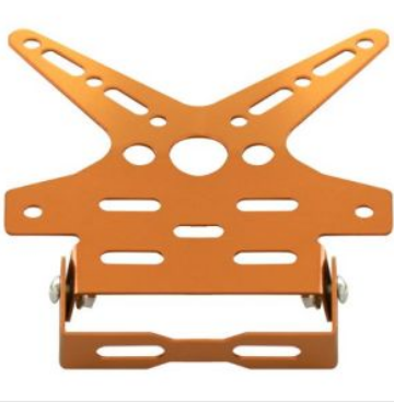 [PTP-001] PORTA PLACA DORADO UNIVERSAL