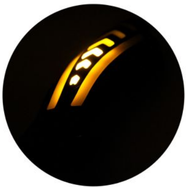 [PPU-024] PROTECTORES DE PUÑOS NEGROS 12Vcc LUZ DE CUARTOS Y DIRECCIONALES UNIVERSAL