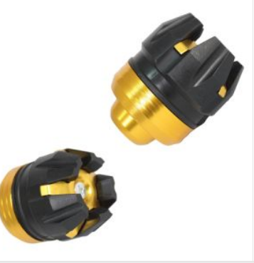 [SLI-017DO] SLIDER PUNTA DECORATIVA DE ALUMINIO/ABS DORADO UNIVERSAL