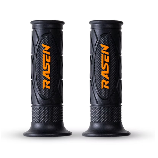 [RS-PUN-10015O] PUÑO DE CAUCHO TIPO OVALO  (NARANJA)