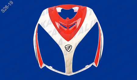 [F13012111-R] CUBIERTA FR BLANCO ROJO DS150