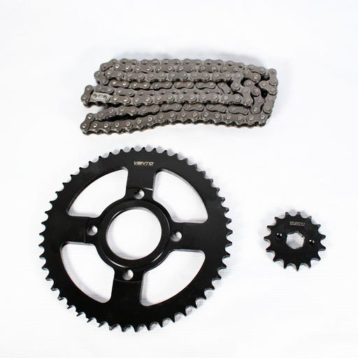 [VG15100015] KIT DE SPROCKET CORONA 50T / PIÑON 1 5T CADENA REFORZADA NEGRA 428H-130 --- GTS 300 >2023 >2024 >2025 >2026 CROSSMAX 250 >2021 >2022 >2023>2024 >2025 >2026 CROSSMAX PLUS >2022 >2023 CROSSMAX PRO 250 >2020 >2021 CROSSMAX PRO PLUS 250 >2022 >2023>2024  STARK 250 >2022 >2023>2024 >2025 