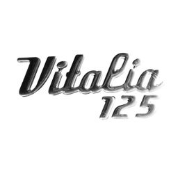 [F13020306] LOGO VITALIA125 CROMO 3X62X29 VITALIA125G