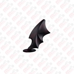 [MZ-1296] Adorno alas de murciélago para casco Negras