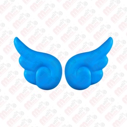 [MZ-1295-AZ] Adorno alas de angel para casco azul