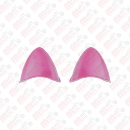 [MZ-1338-R] Adorno orejas de gato para casco rosas par