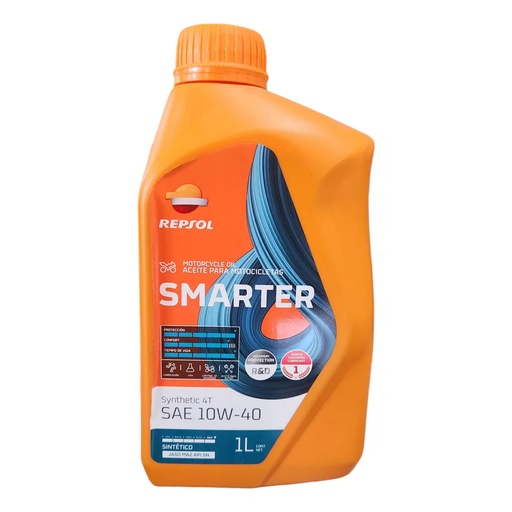 [921053504] ACEITE REPSOL SMARTER SYNTHETIC 4T 10W-40 CP-1