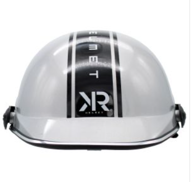 [CAS-CH-K017-XL-R] CASCO CACHUCHA ADULTO SILVER RACING TALLA XL