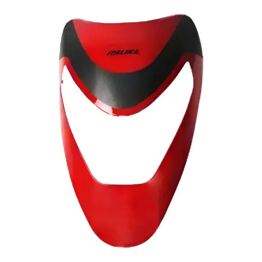 [131534] CUBIERTA FRONTAL SONRISA ROJA/NEG CITY 125 ITALIKA MOD NVO