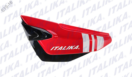 [F13011501] CUBIERTA IZQ ROJO BLANCO DT125 SPORT 2018