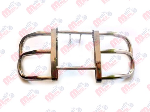 [01-TBUCRO] DEFENSA TIPO TUMBA BURRO UNIVERSAL TUBO 1" CAL. 16 CROMO)