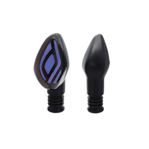 [RS-DIR-0060Y-BU] DIRECCIONAL LED SECUENCIAL TIPO OJO UNIVERSAL (AMARILLO-AZUL)