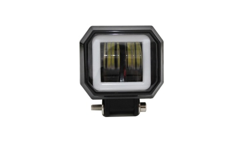 [FOB-3216-1628] FARO AUXILIAR HYPER LEDS P/MOTOCICLETA IR-A10 C/OJO ANGEL AZUL 12-80V 20W 2500LM